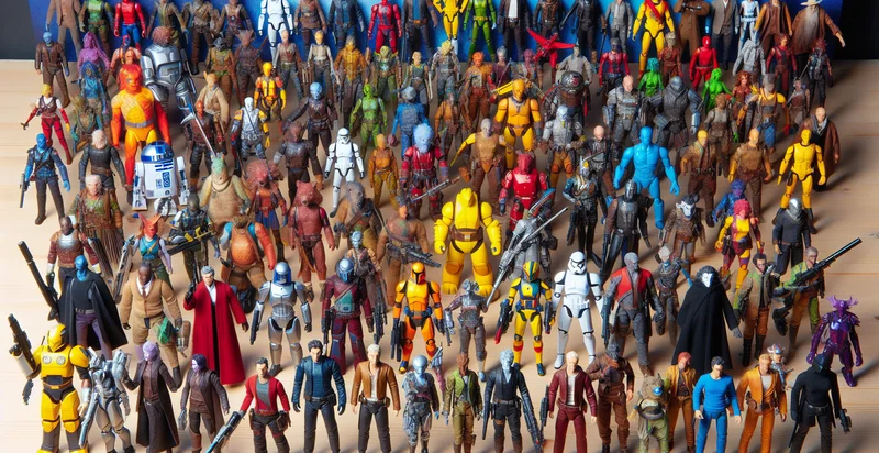 action figure lines identifier