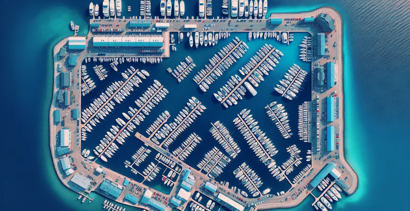 aerial views of marinas identifier