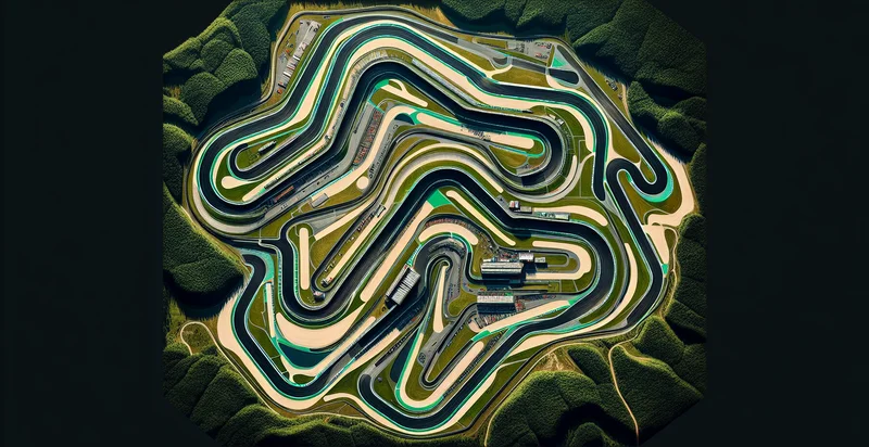 aerial views of race tracks identifier