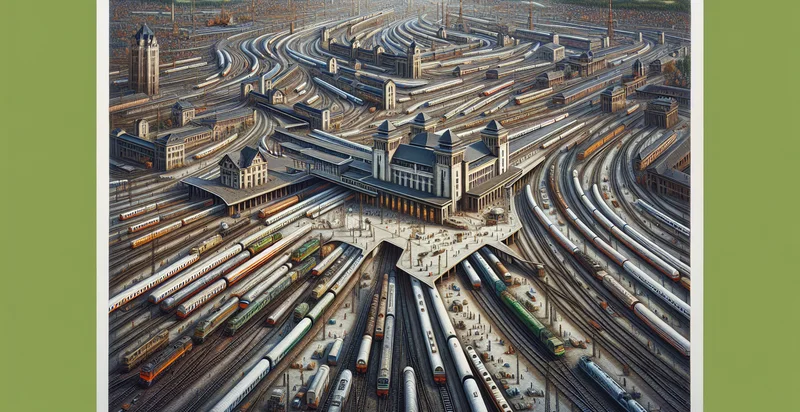 aerial views of train stations identifier