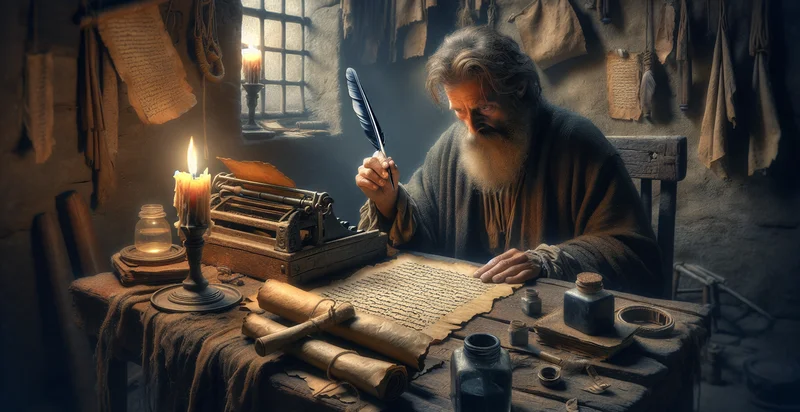 ancient writer by picture identifier