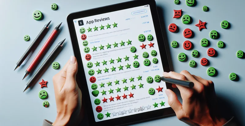 app reviews sentiment identifier