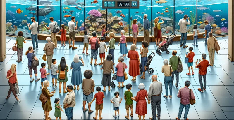 aquarium visitors count identifier