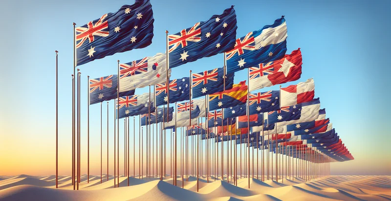 australian state flags identifier