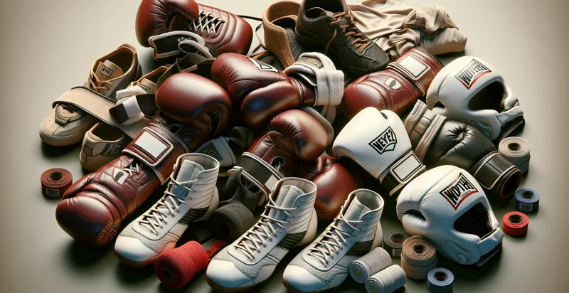 boxing gear by logo identifier