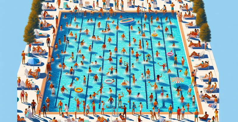 count of people in the pool identifier