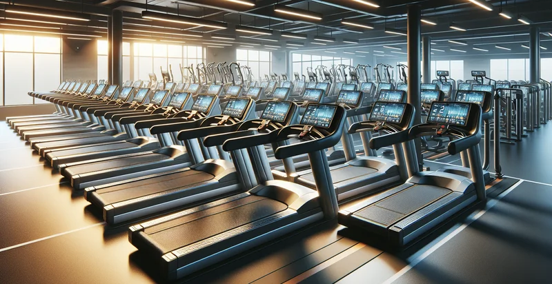 count of treadmills in a gym identifier