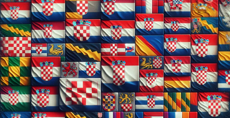 croatian county flags identifier