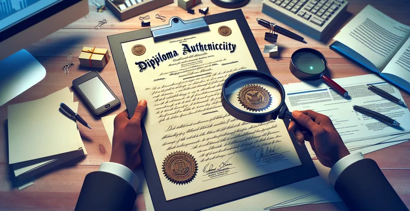 diploma authenticity identifier