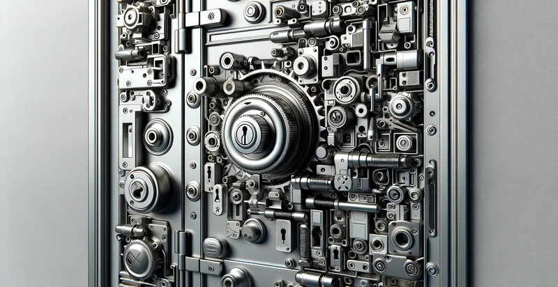 door mechanism status identifier