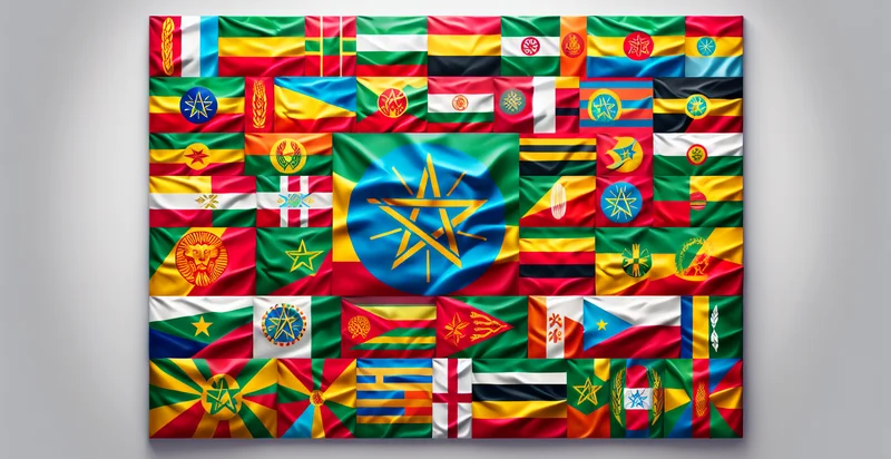 ethiopian region flags identifier