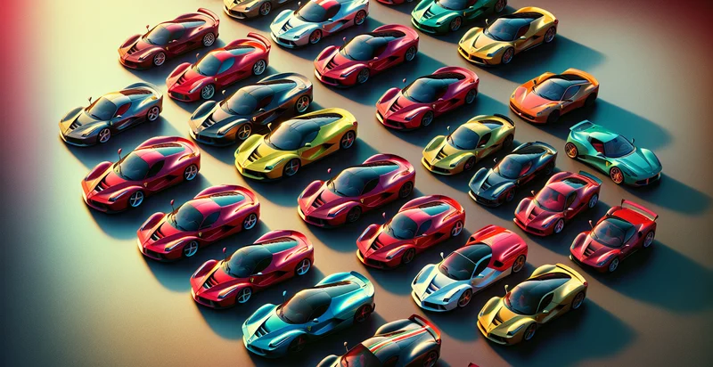 ferrari models identifier