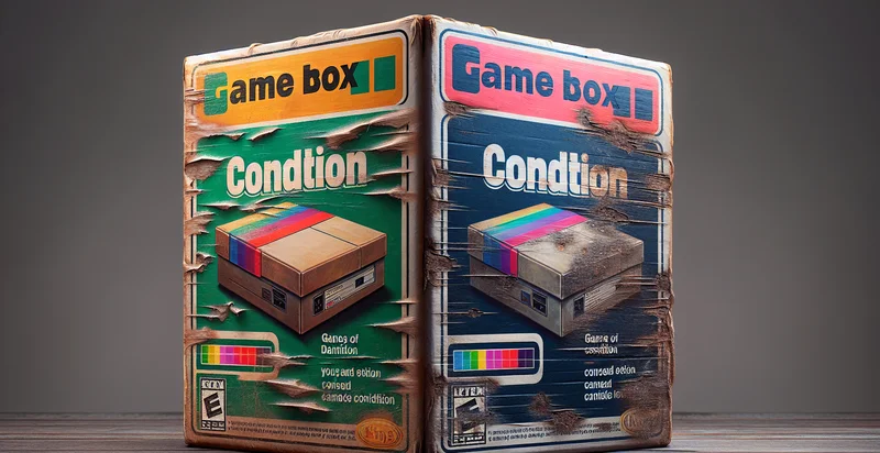 game box condition identifier