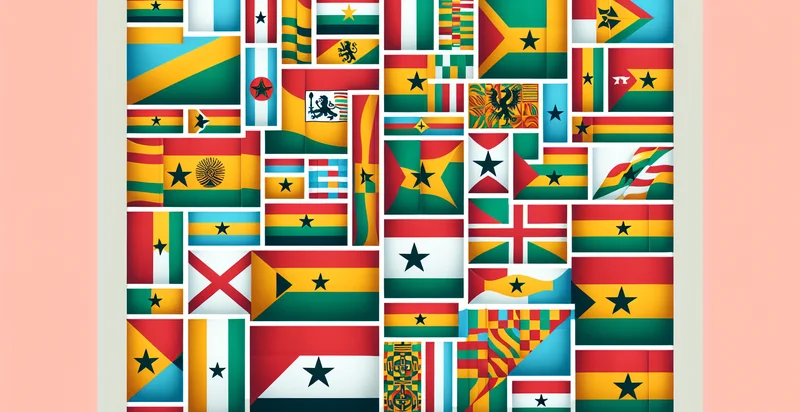 ghanaian region flags identifier