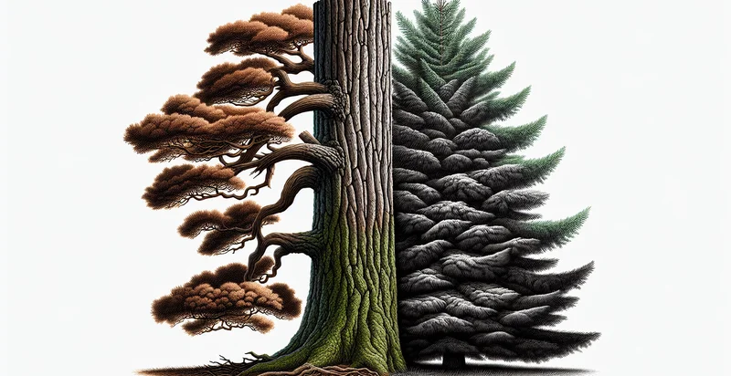 hardwood vs softwood identifier