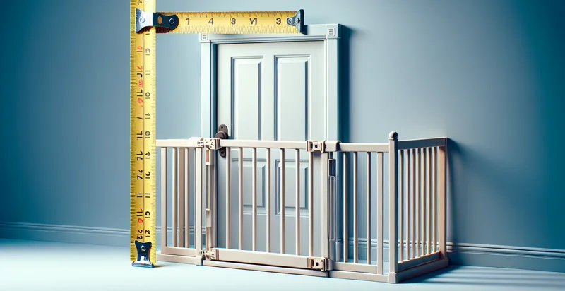 height of baby gate in inches identifier