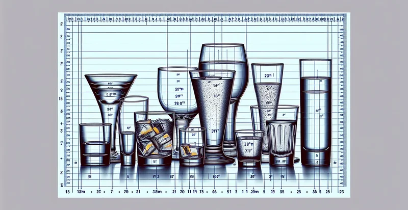 height of drinking glass in inches identifier