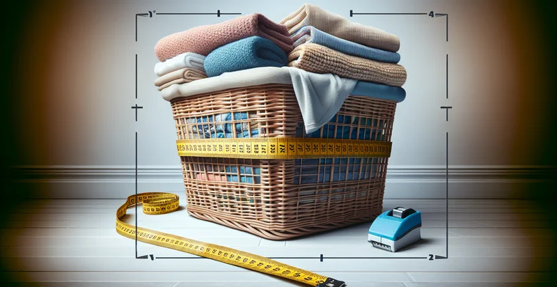 height of laundry basket in inches identifier