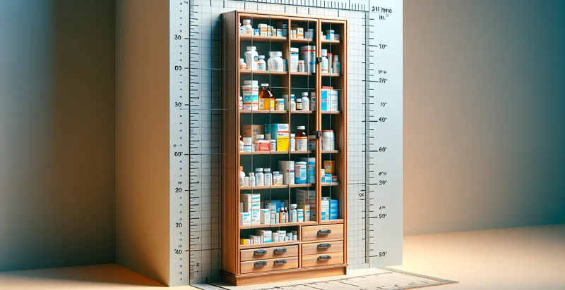 height of medicine cabinet in inches identifier