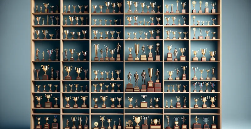 height of trophy case in inches identifier