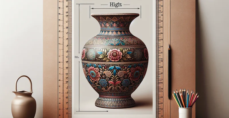 height of vase in inches identifier