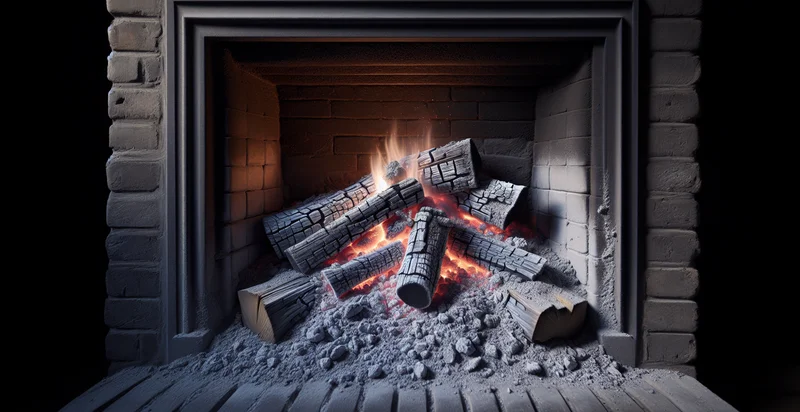 how ashy a fireplace is identifier