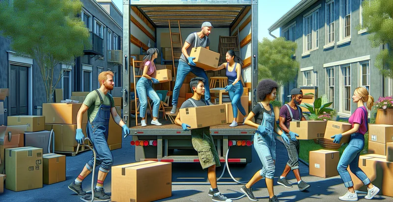 how many people are loading a truck identifier