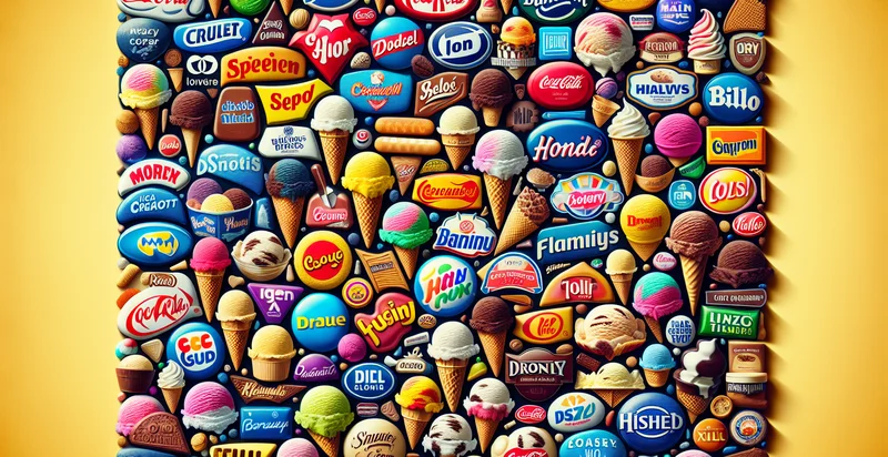 ice cream brands by logo identifier