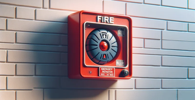 if a fire alarm is visible identifier