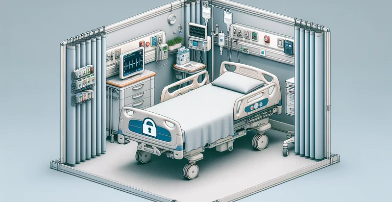 if a patient bed is locked identifier