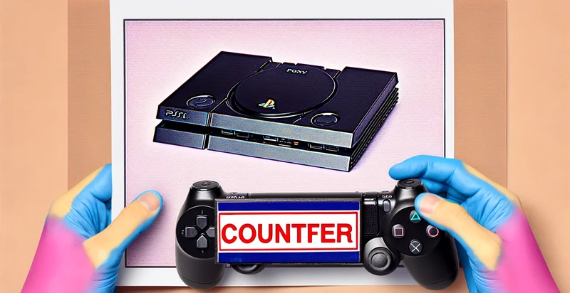 if a playstation is counterfeit identifier