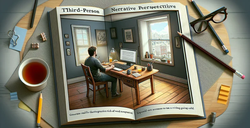 if a text contains third-person perspective identifier