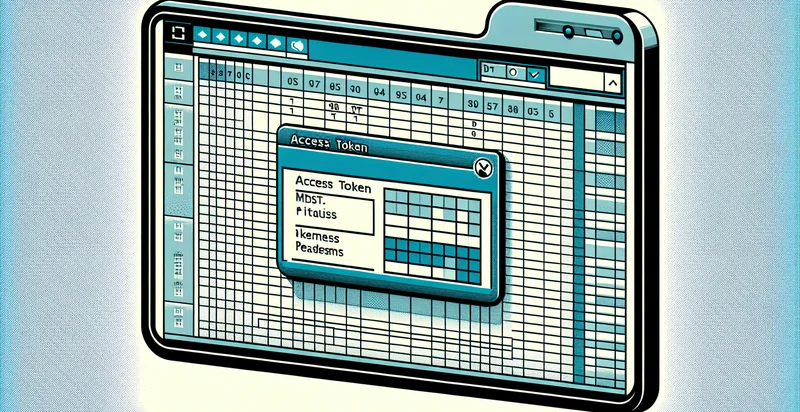 if access token is in a spreadsheet identifier