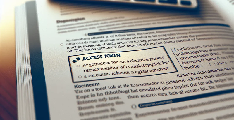 if access token is in documentation identifier