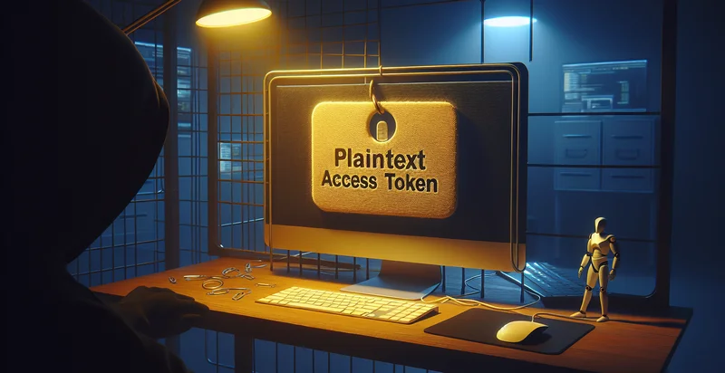 if access token is in plaintext identifier