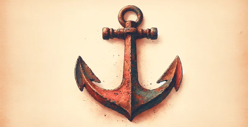 if anchor is rusted identifier