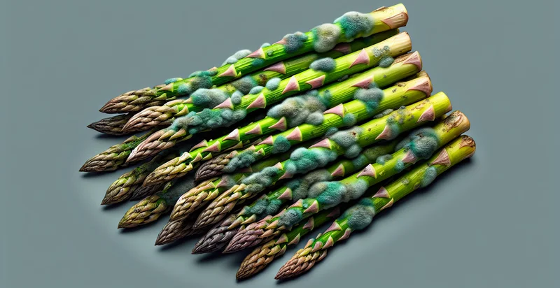 if asparagus is moldy identifier