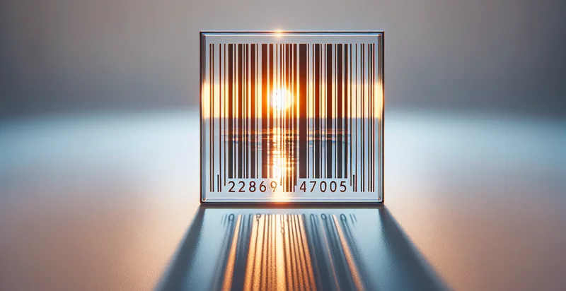 if barcode has reflection glare identifier