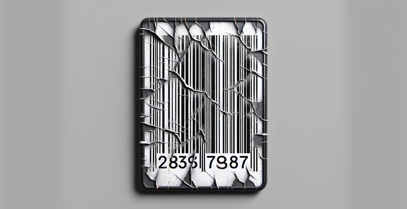 if barcode surface is damaged identifier