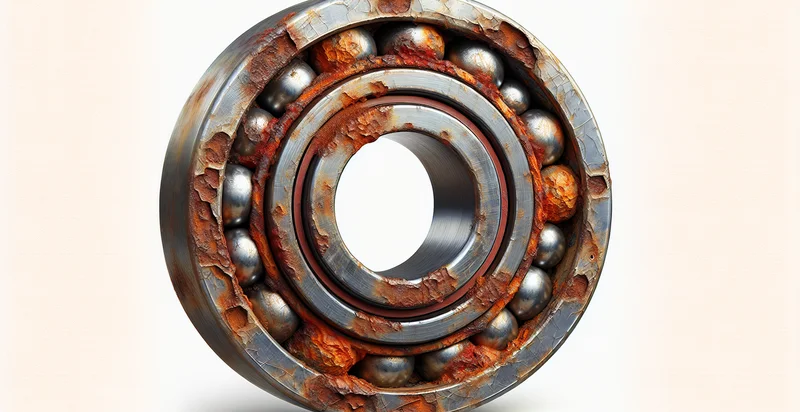 if bearing is rusted identifier