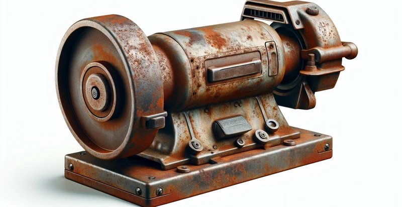 if bench grinder is rusted identifier