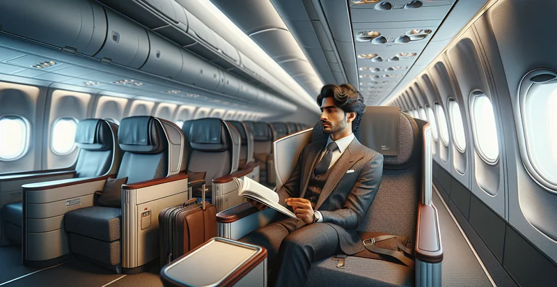 if business class seat is occupied identifier