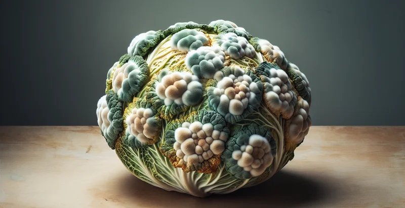 if cabbage is moldy identifier