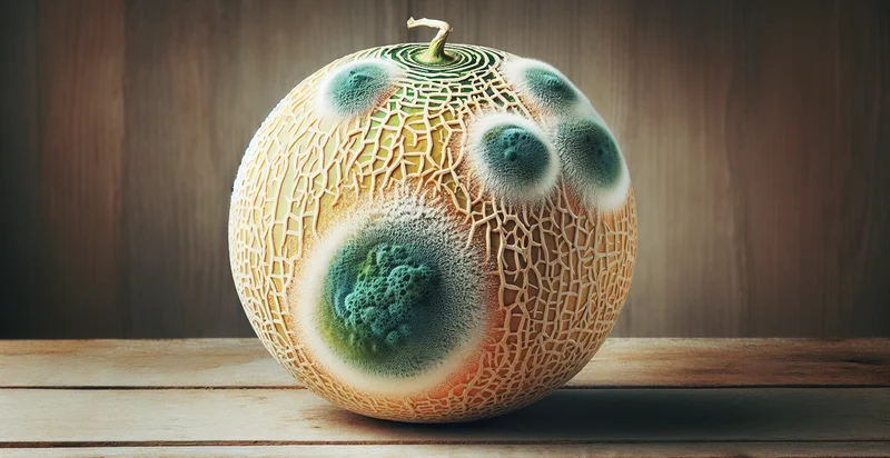 if cantaloupe is moldy identifier