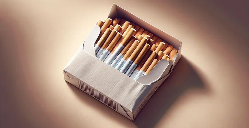 if cigarette pack is open identifier