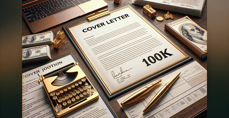 if cover letter expects over 100k identifier