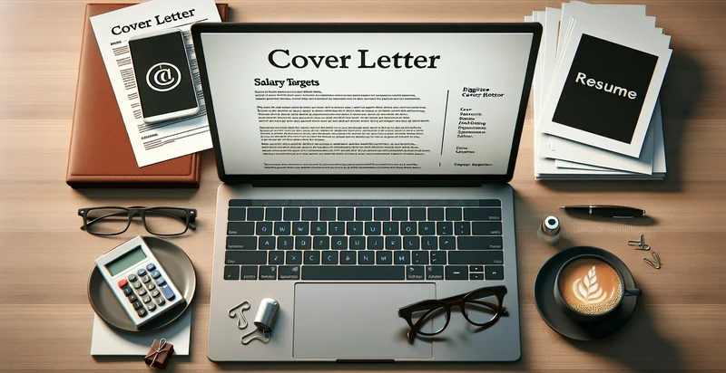 if cover letter indicates includes salary targets identifier