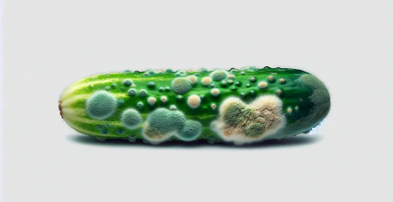 if cucumber is moldy identifier