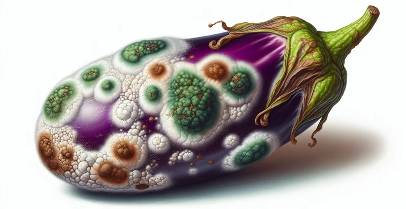 if eggplant is moldy identifier