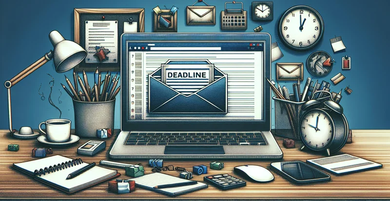 if email indicates deadline identifier